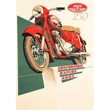CEDULE - JAWA 250 CONFORTABLE RAPIDE SURE - (30X20CM)